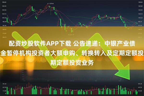 配资炒股软件APP下载 公告速递：中银产业债债券基金暂停机构投资者大额申购、转换转入及定期定额投资业务